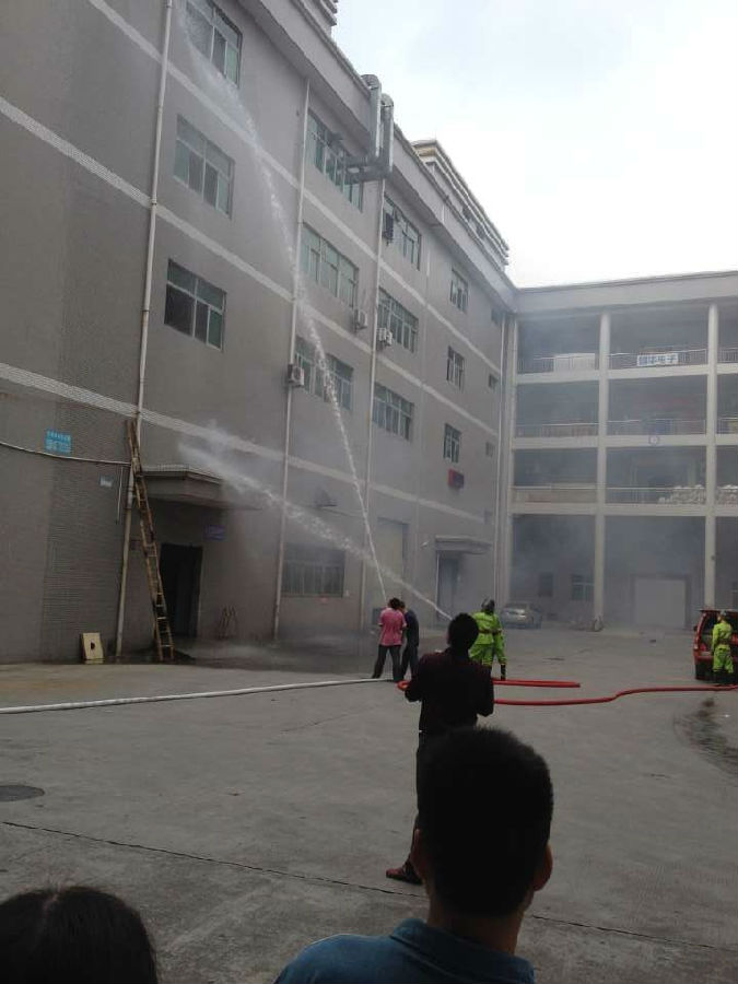 炅盛科技火災消防演練